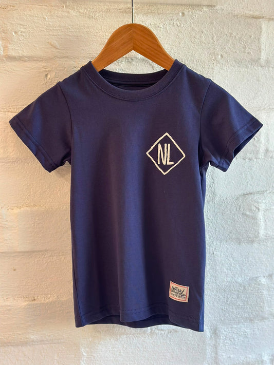 Kids Address Tee Navy