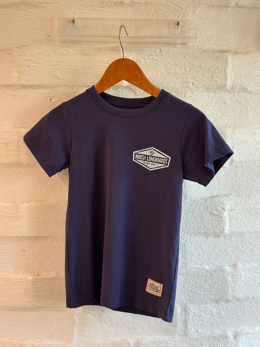 NL Vintage Hex Kids Tee – Navy