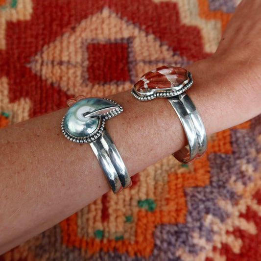 Mahloe Double banded Nautilus Cuff