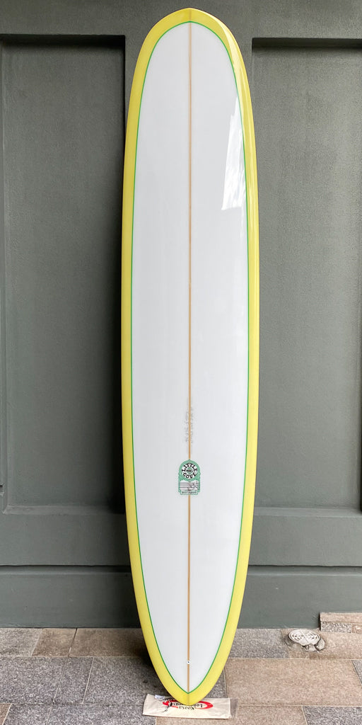9'4 Little Cove Model In Candy Yellow Green pin lines