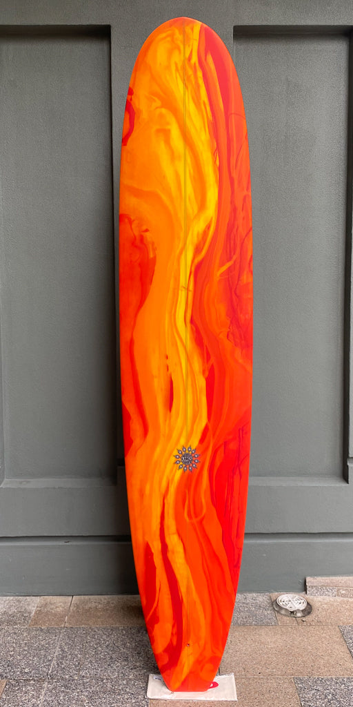 9'0 Paradise Cove Red&Yellow Resin Swirls
