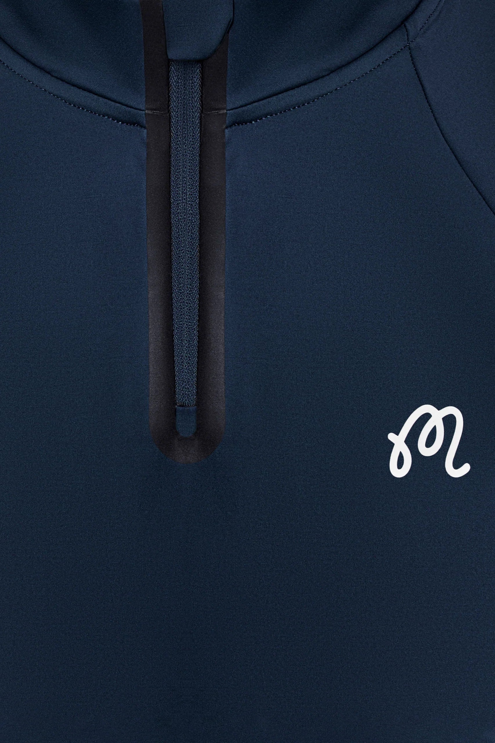 Malbon Performance Raglan Quarter Zip - Navy