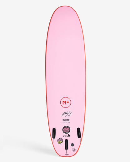 MF Beastie Red/Pink 8'0
