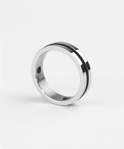 Pig & Hen Navarch 6mm Ring Navy | Silver