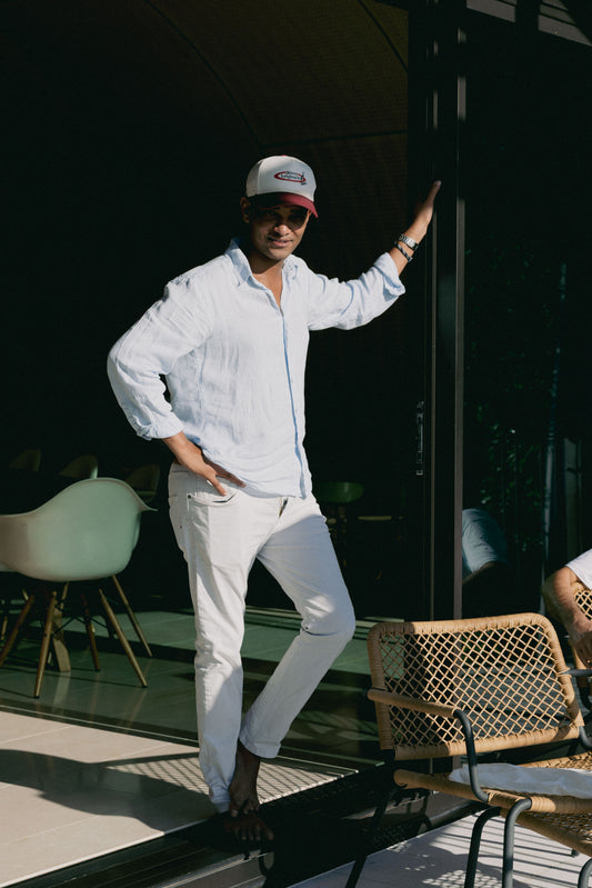NL Linen Shirt Light Blue