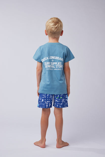 Kids Address Pebble Blue