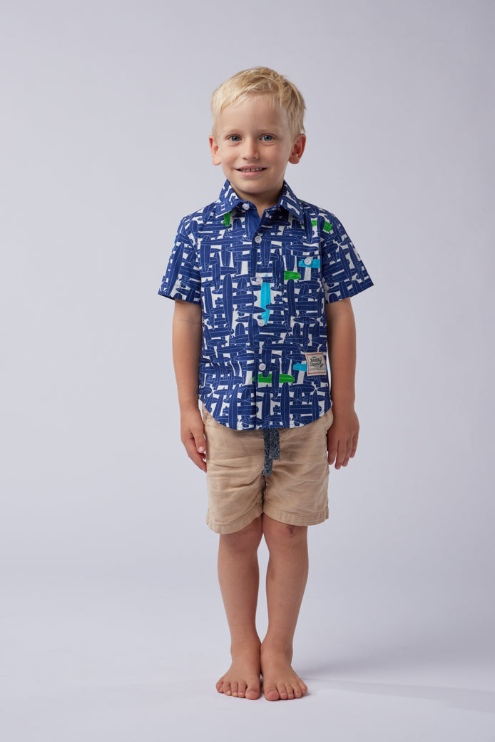 NL Kids Board Evolution Button up shirt