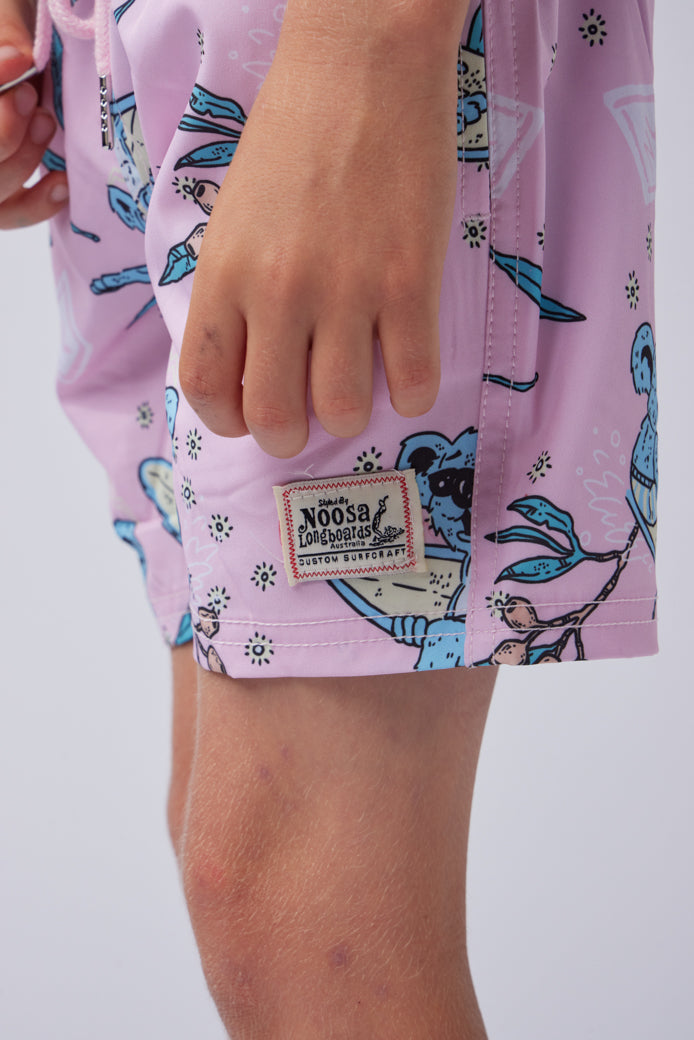 NL Kids Koala Swim Shorts Pink