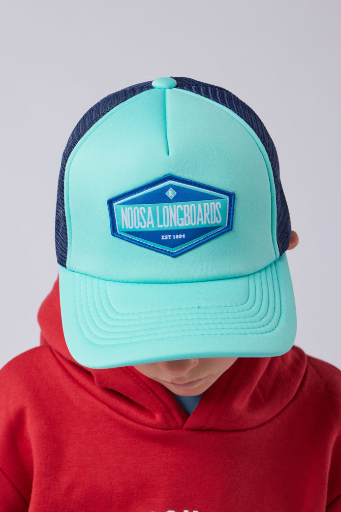 Kids Trucker Cap Paradise Blue