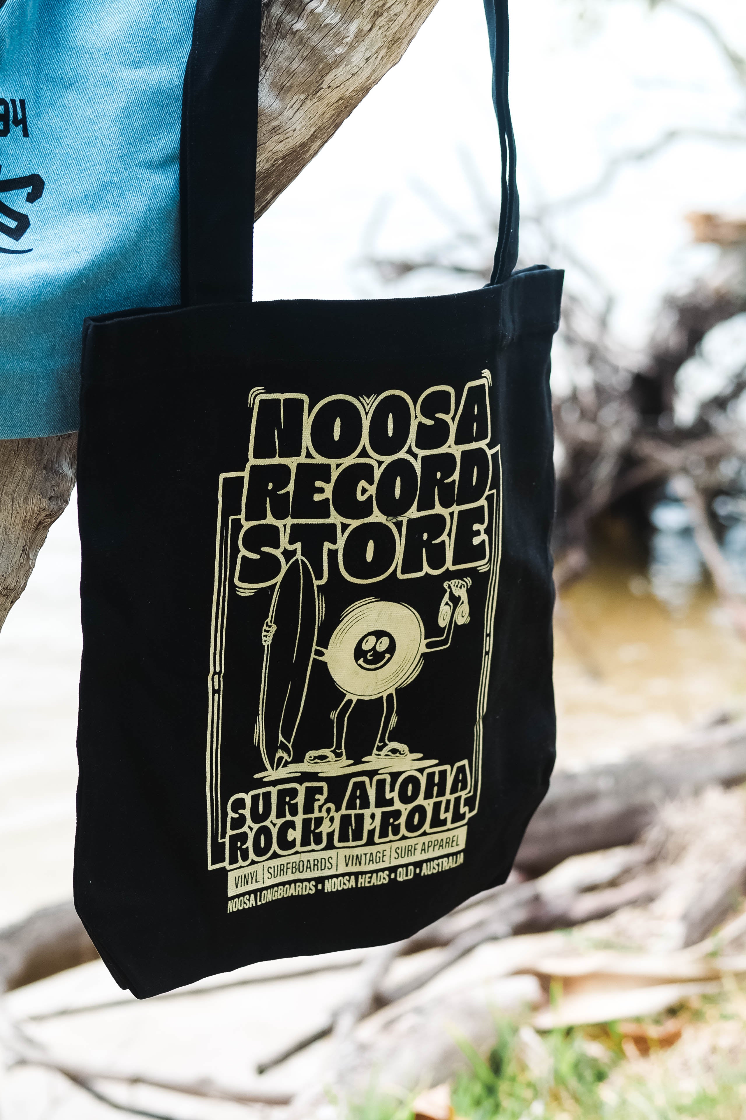 NL Noosa Record Store Tote Bag Black