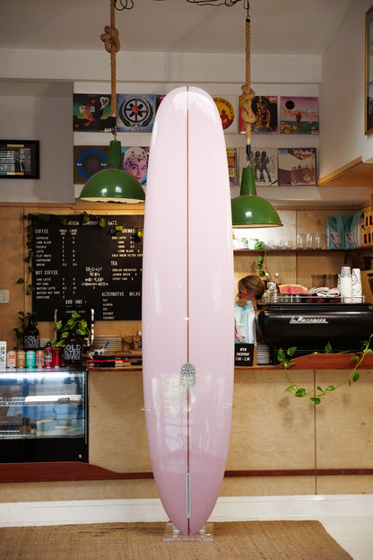 Noosa Longboards Little cove Model Light Pink with White Deck 9’4