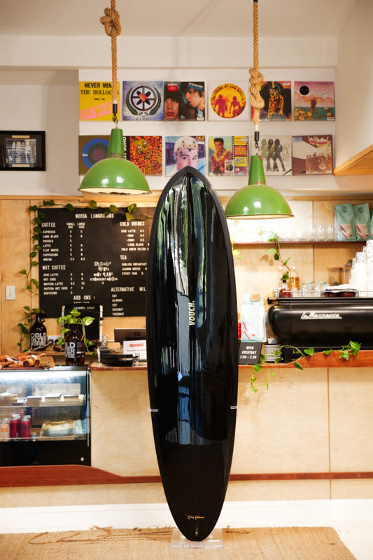 7'2" Vouch Evo Black polished deck insert