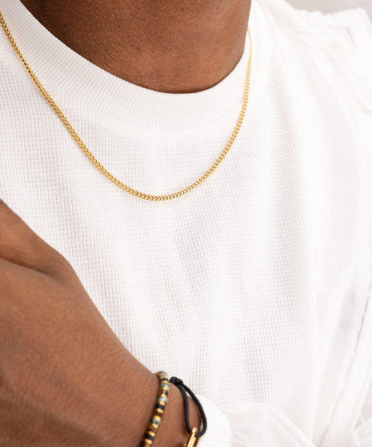 PH Curb Chain Necklace - Gold