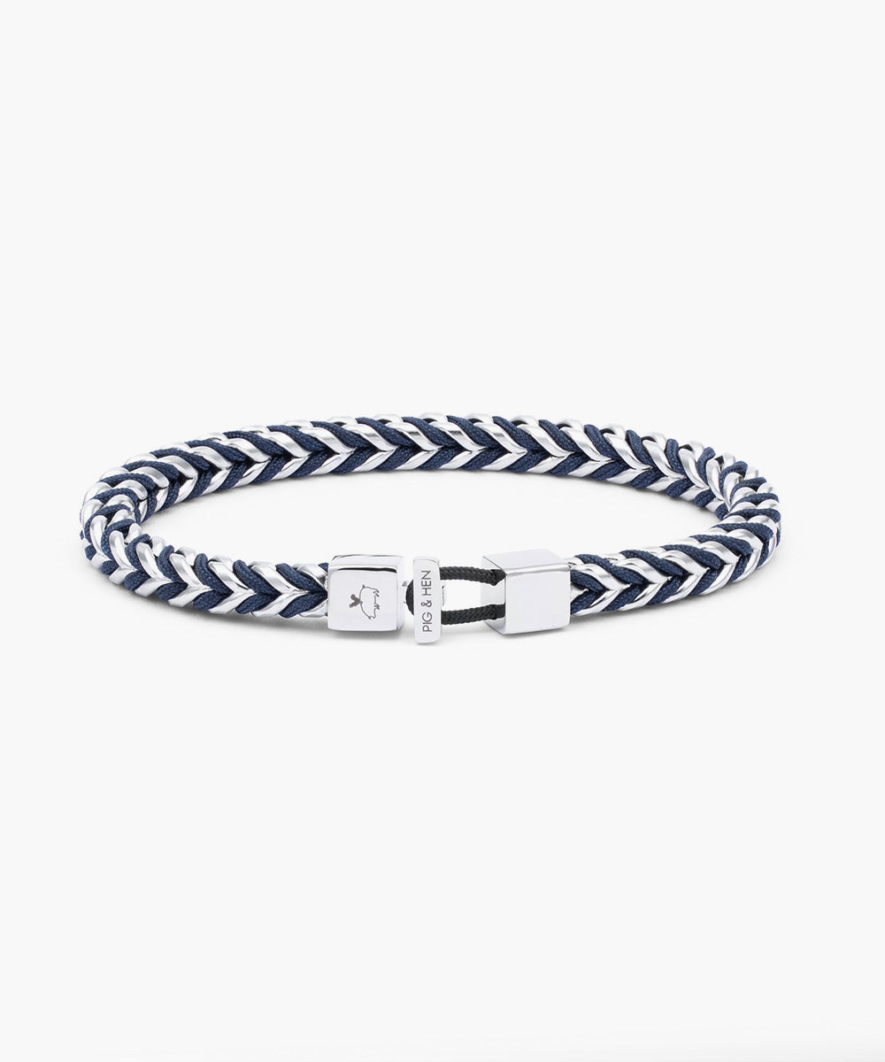 Pig & Hen Catena Foxtail Navy | Silver