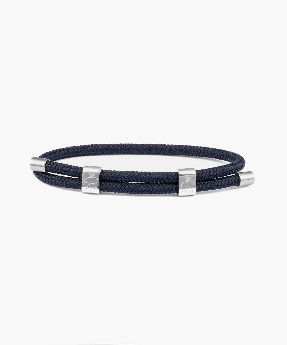 Pig & Hen Little Lewis DBL Navy | Silver