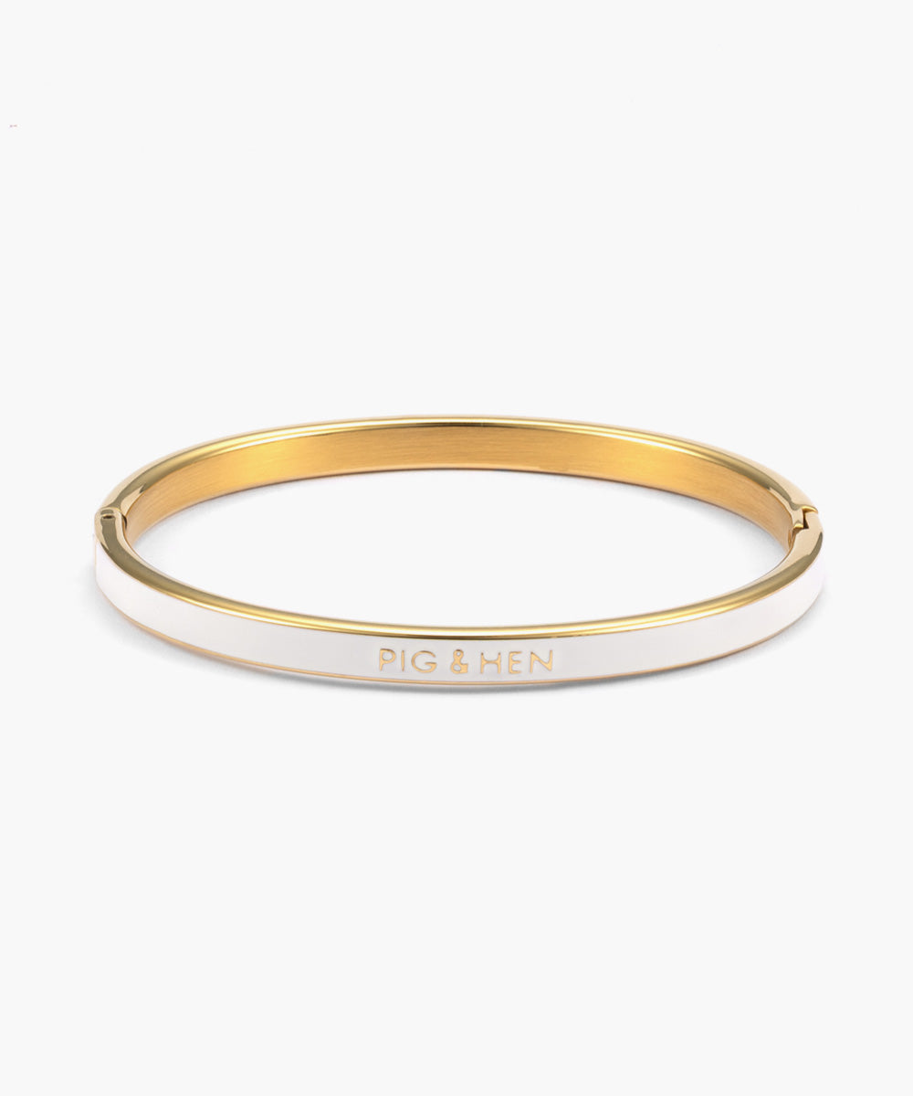 Pig & Hen Maya Lou Aura 5mm Ivory | Gold