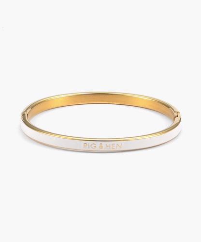 Pig & Hen Maya Lou Aura 5mm Ivory | Gold