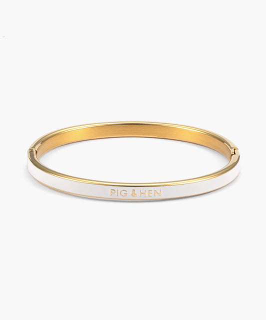 Pig & Hen Maya Lou Aura 5mm Ivory | Gold