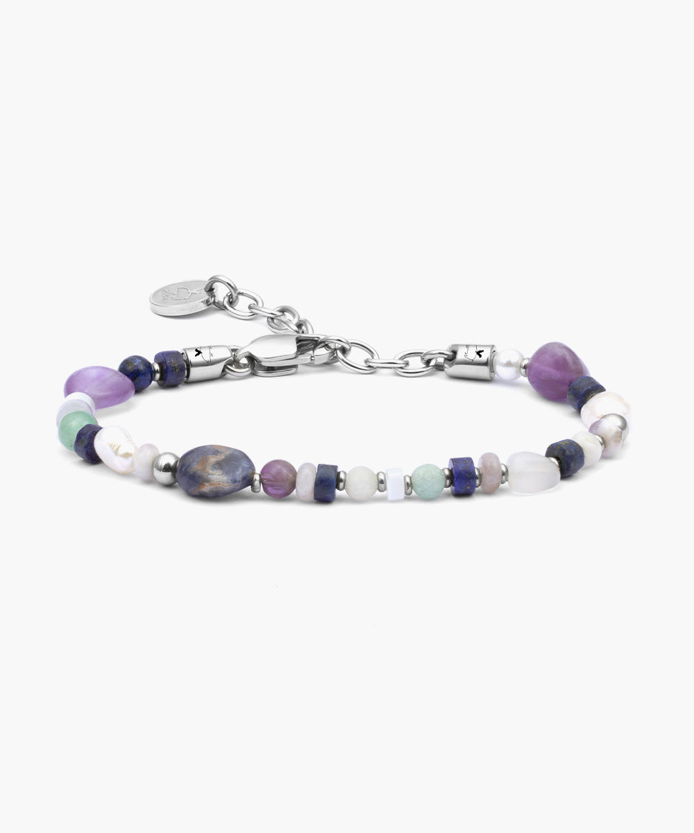 Pig & Hen Brontide Mosaic Novara | Silver