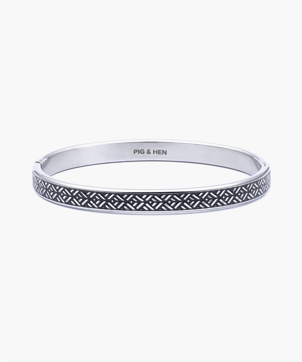 Pig & Hen Navarch 9mm Striato | Silver