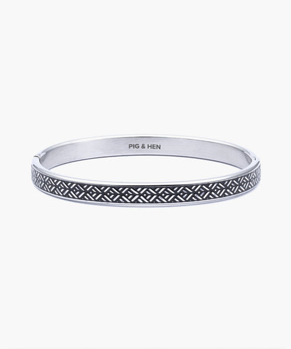 Pig & Hen Navarch 9mm Striato | Silver