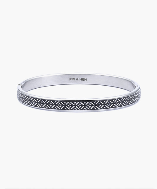 Pig & Hen Navarch 9mm Striato | Silver