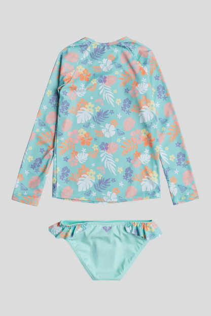 BEACH BAY LS LYCRA SET / BEACH GLASS BEACH BAY-BE