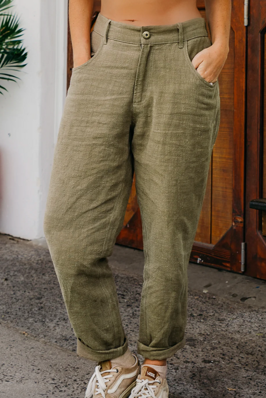 Ottway Miller - Textured Linen Pants