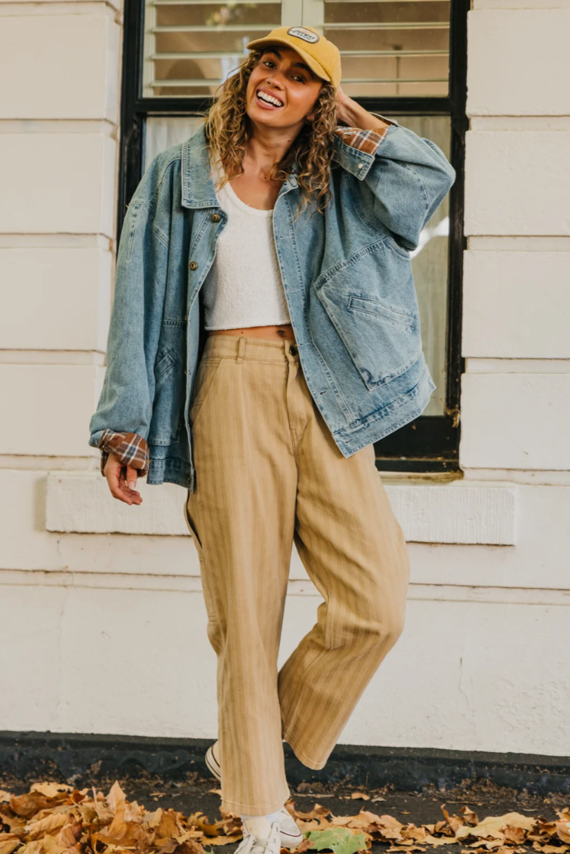 Ben Roy - Unisex Baggy Pleated Pants