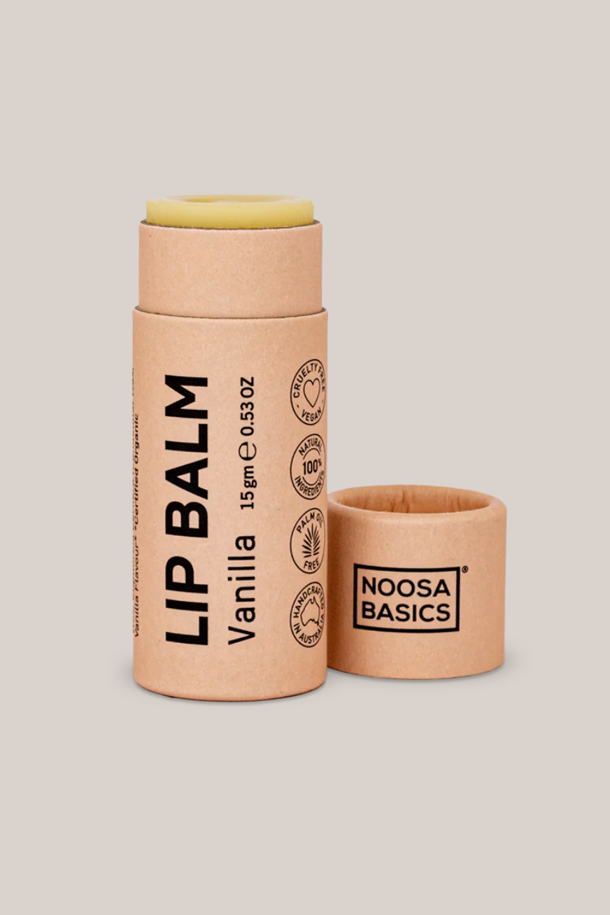 Noosa Basics Organic Lip Balm Vanilla 15g