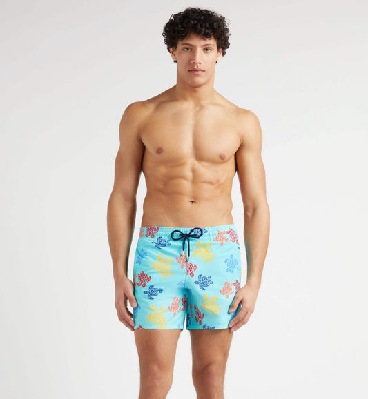 Vilebrequin x Falke - Swim Shorts Ronde des Tortues Tricot
