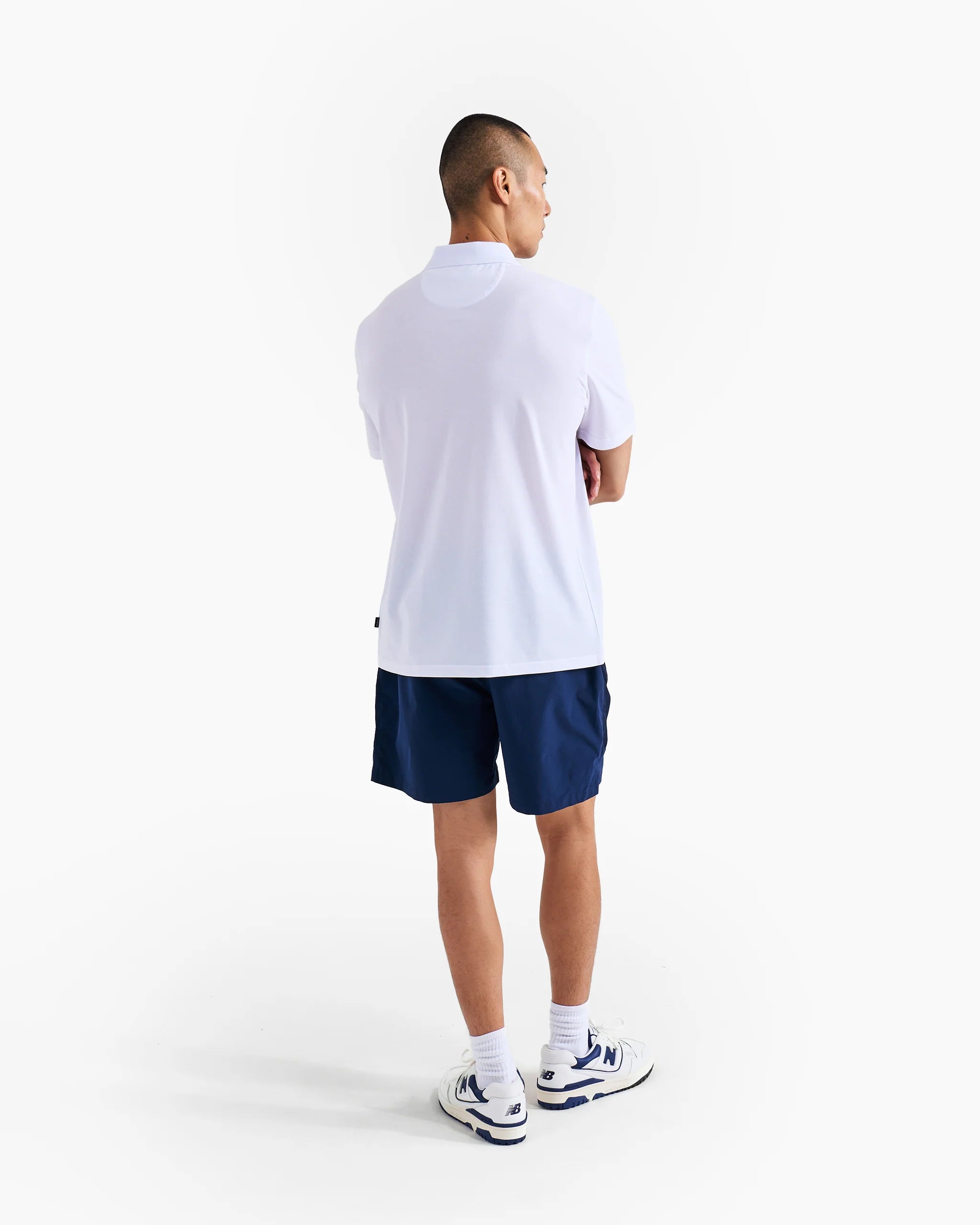 Malbon Cooper Core Polo - White