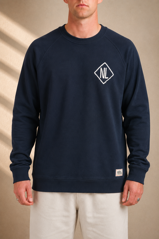 NL Diamond Address Sweat Navy