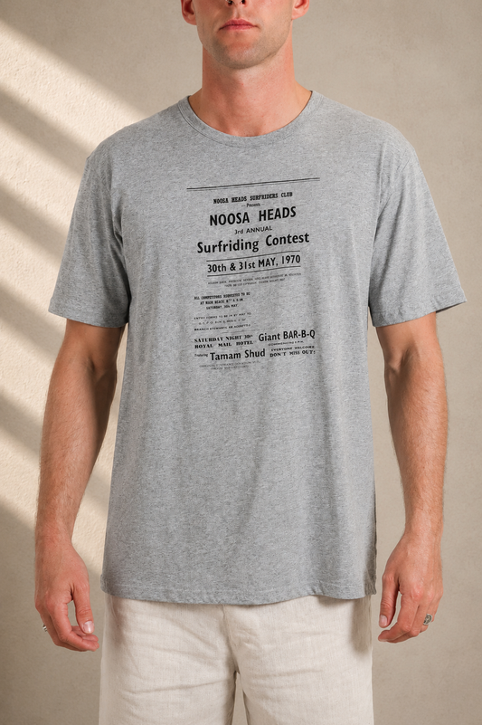 NL Noosa Contest Tee Grey Marle