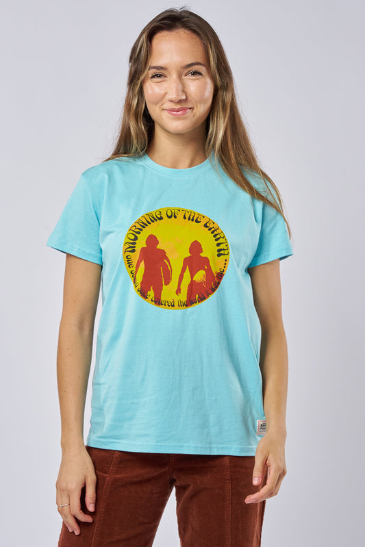 Womens Morning of the Earth Tee Blue