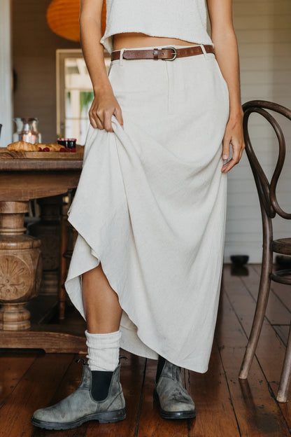 Ottway - Klara Beige Maxi Skirt