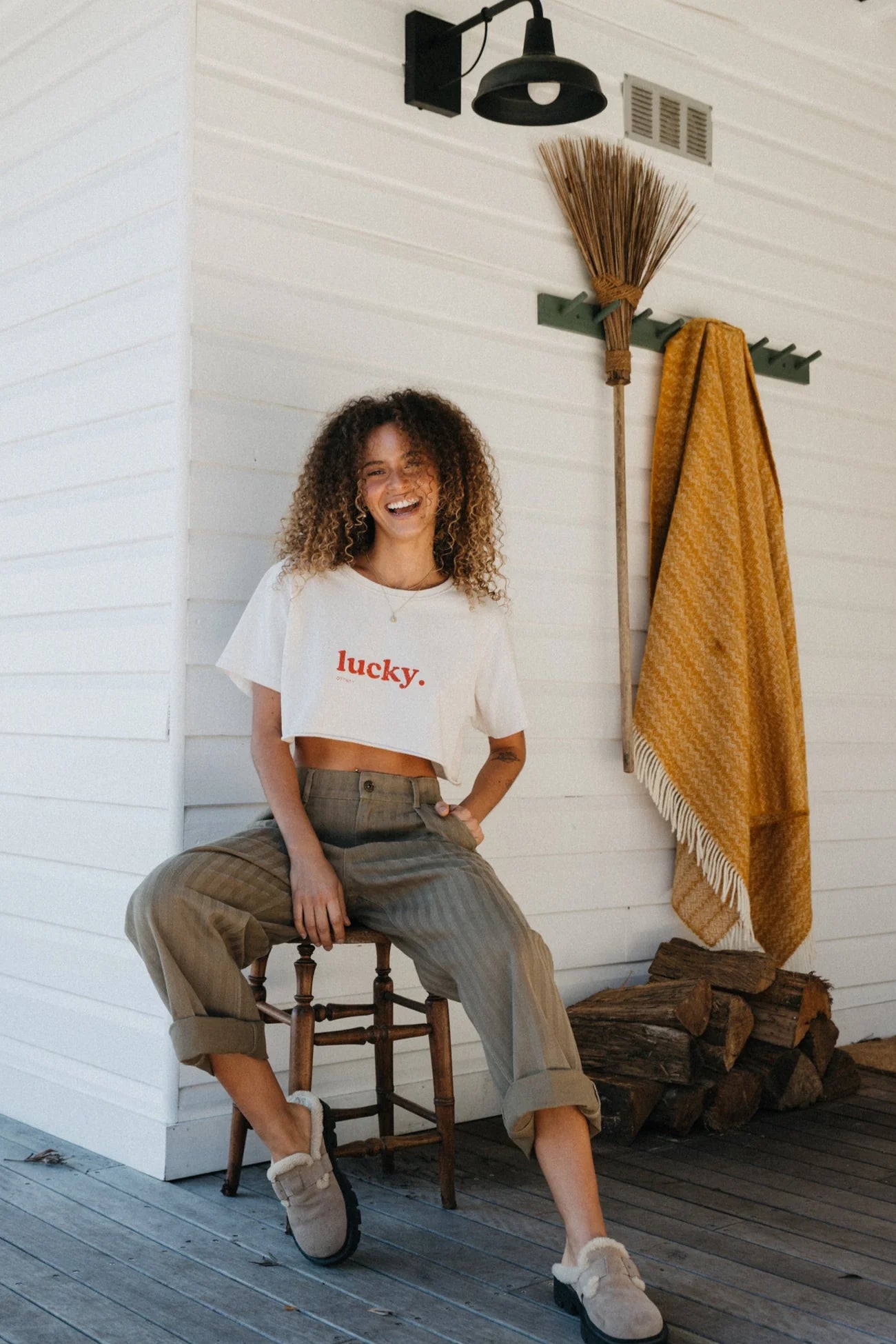 Ottway - Ben Roy - Baggy Pleated Washed Green