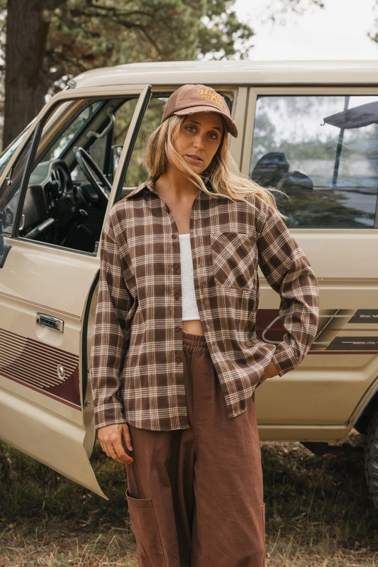 Ottway Milford Brown Plaid Shirt