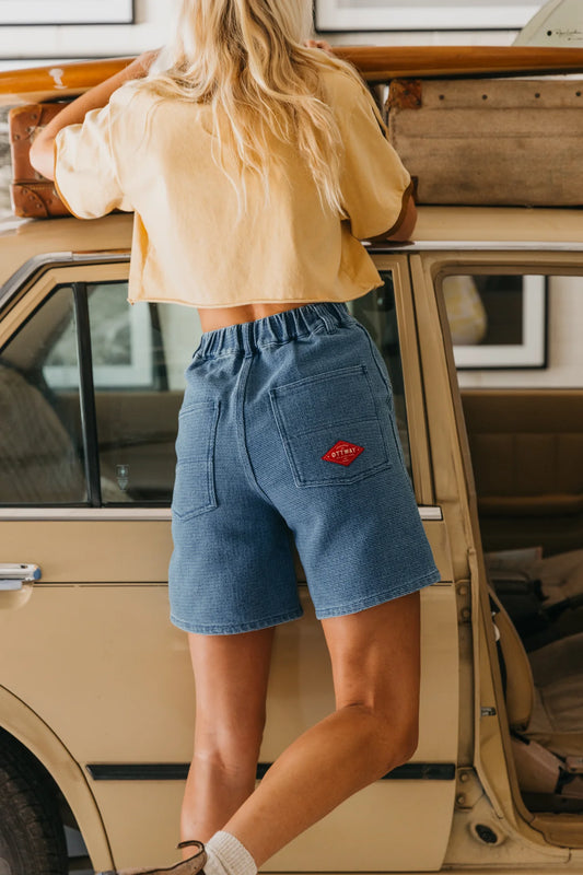 Ottway - OTTWAY's® Textured Baggy Denim Shorts
