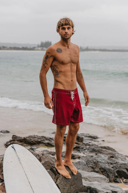Ottway - Winebreak - Burgundy Boardshorts