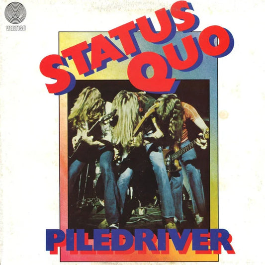 Status Quo Piledriver vinyl record cover