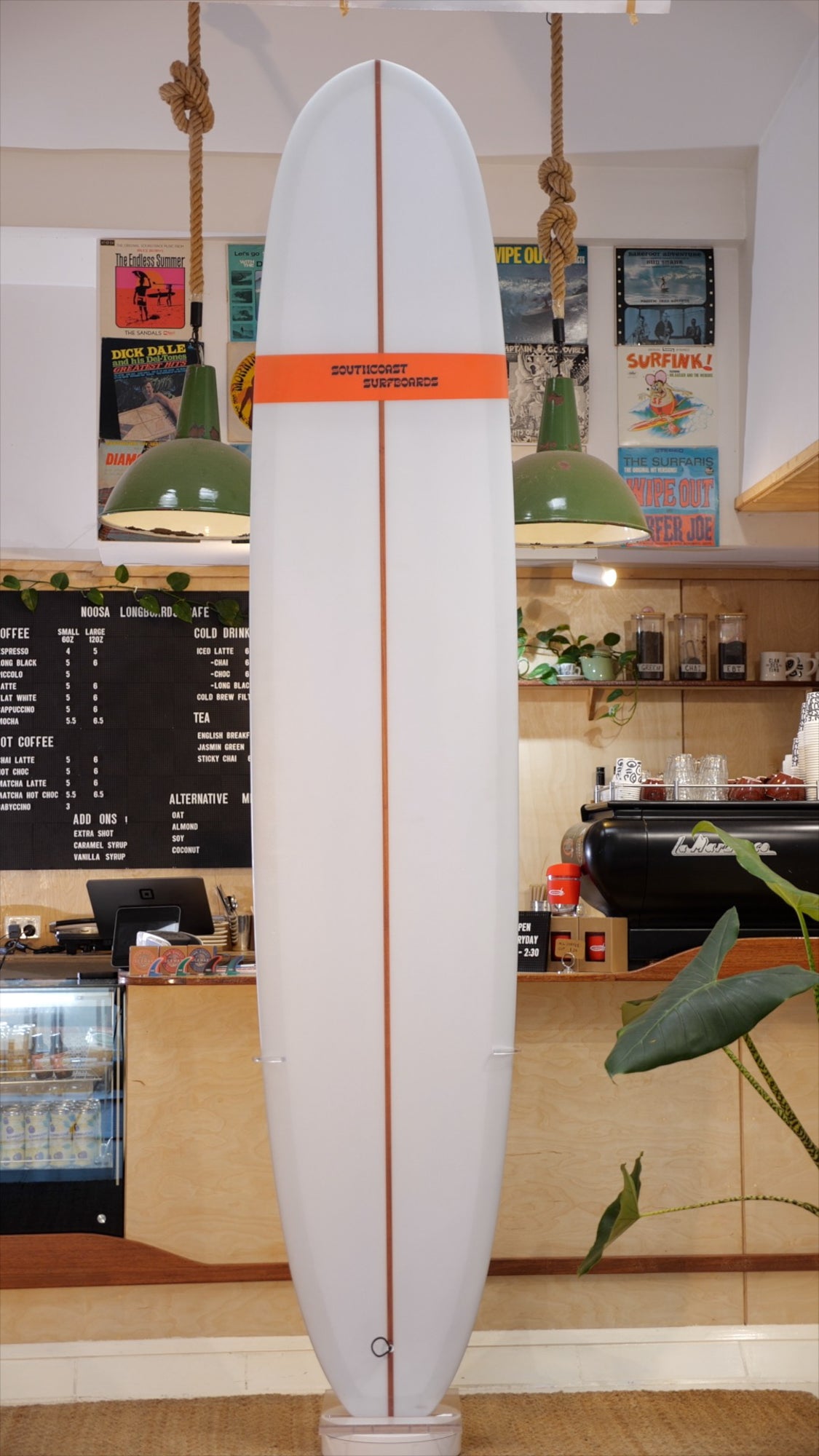 Southcoast Surfboards - Virtuoso 9.6 Orange Comp Band