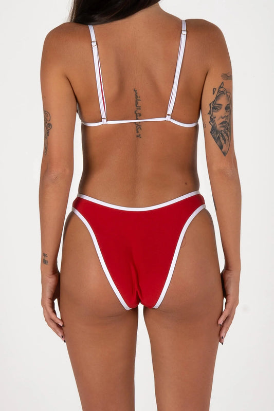 Inner Relm HOTSTUFF FRONT TIE TOP | Red