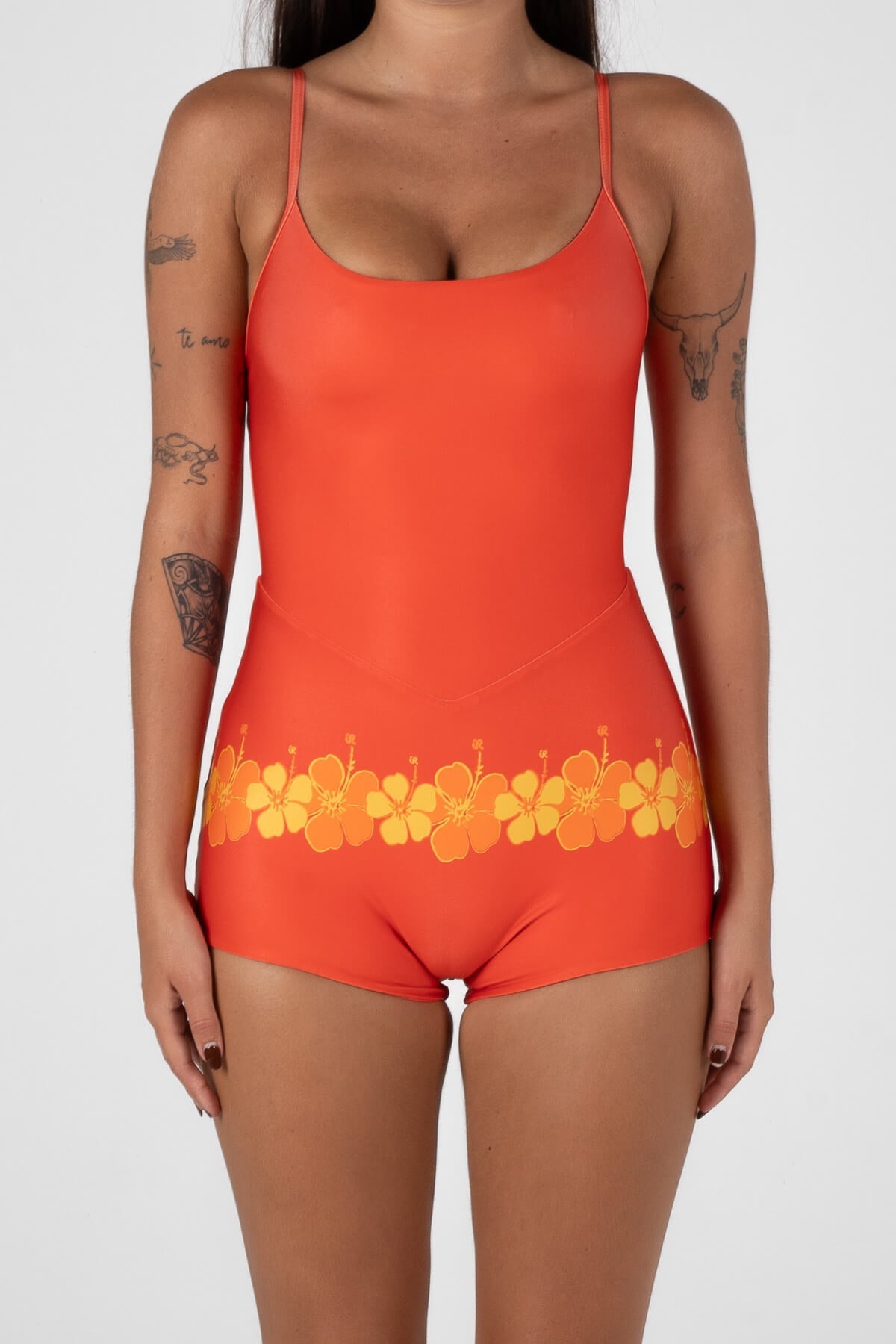 Inner Relm - Holiday Surf Suit Tangerine