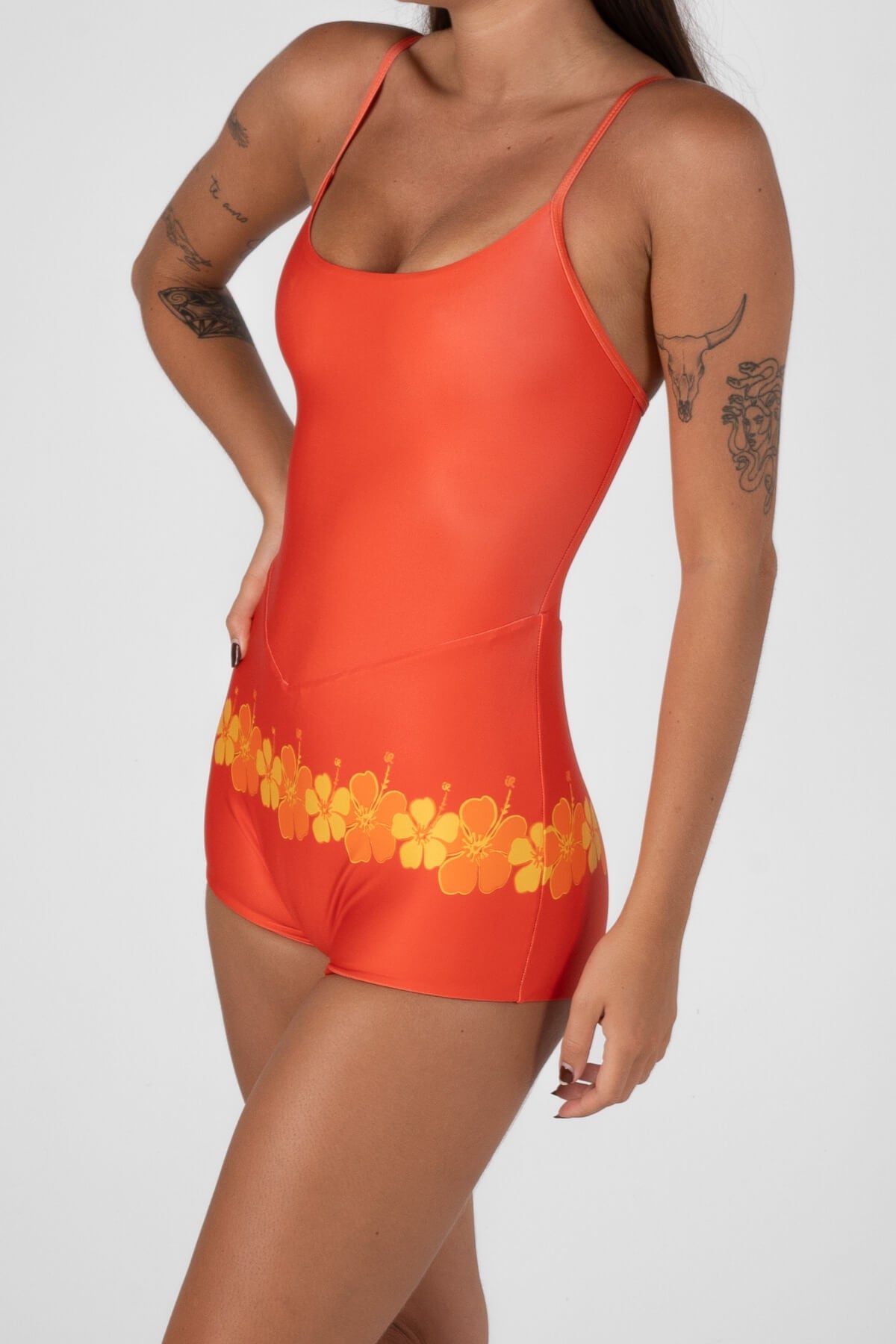 Inner Relm - Holiday Surf Suit Tangerine