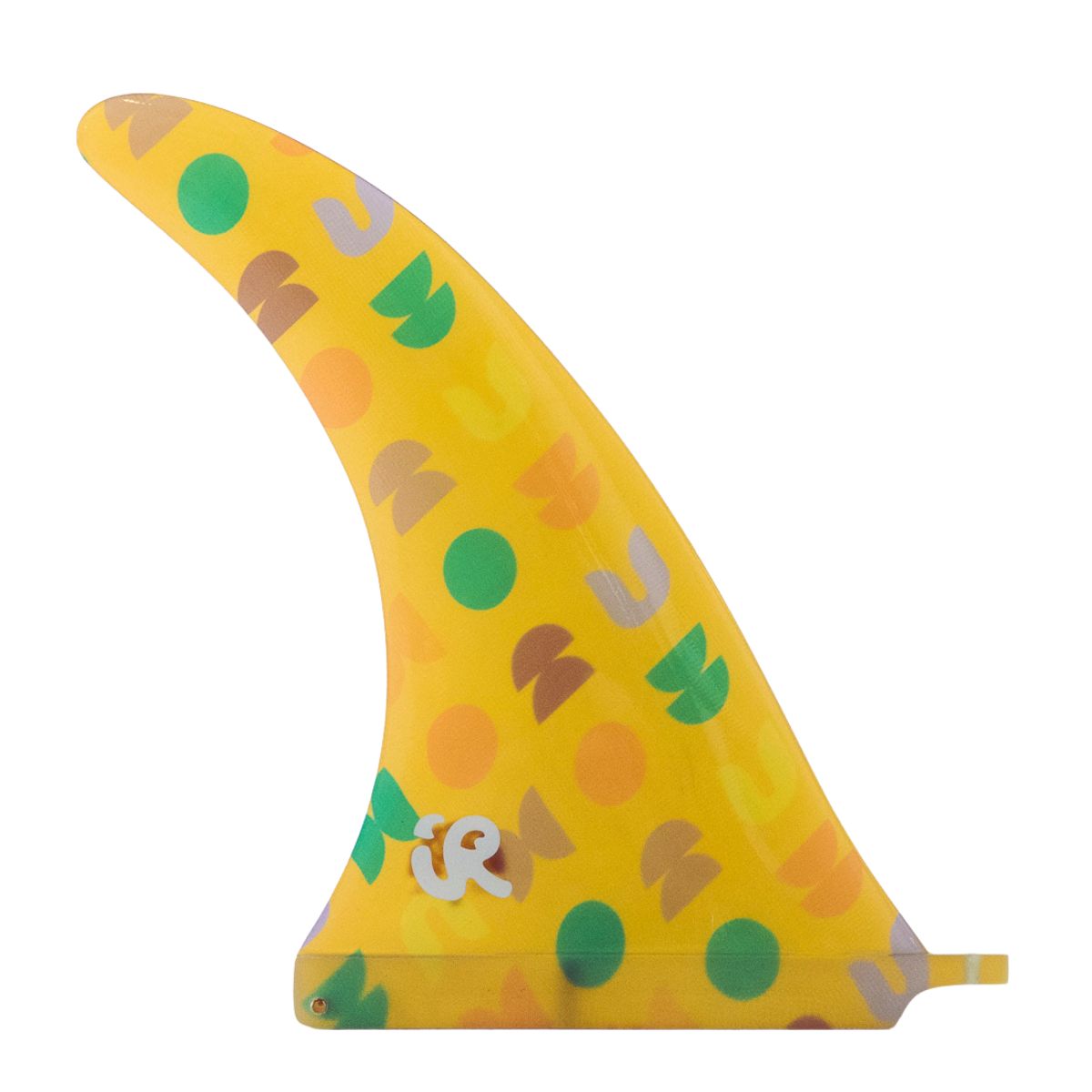 Raido – Inner Relm GT – Orange Shapes – 10.5" – Longboard Fin – longboard surfboard fin