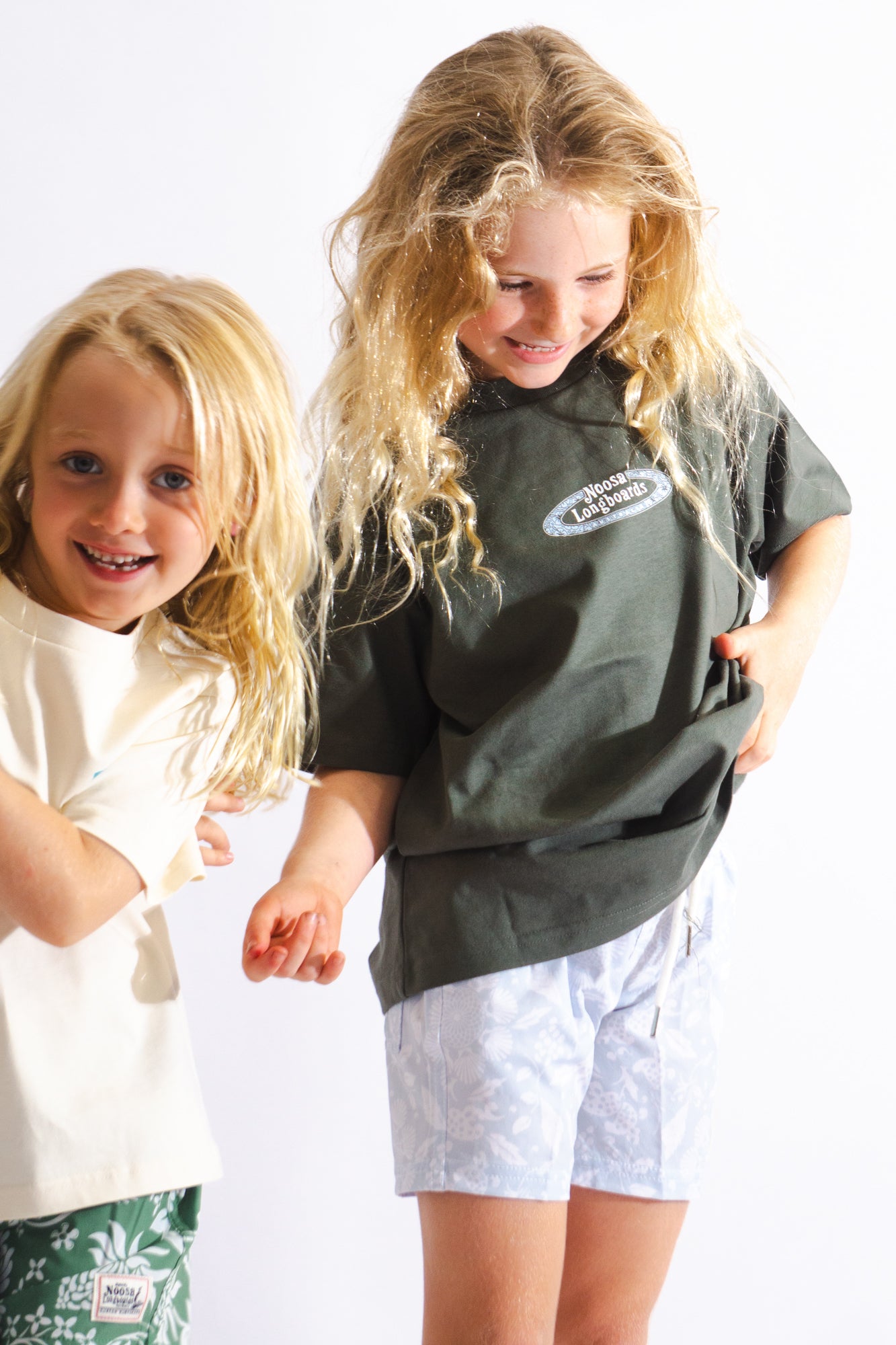 NL Hand Drawn Original Kids Tee – Green