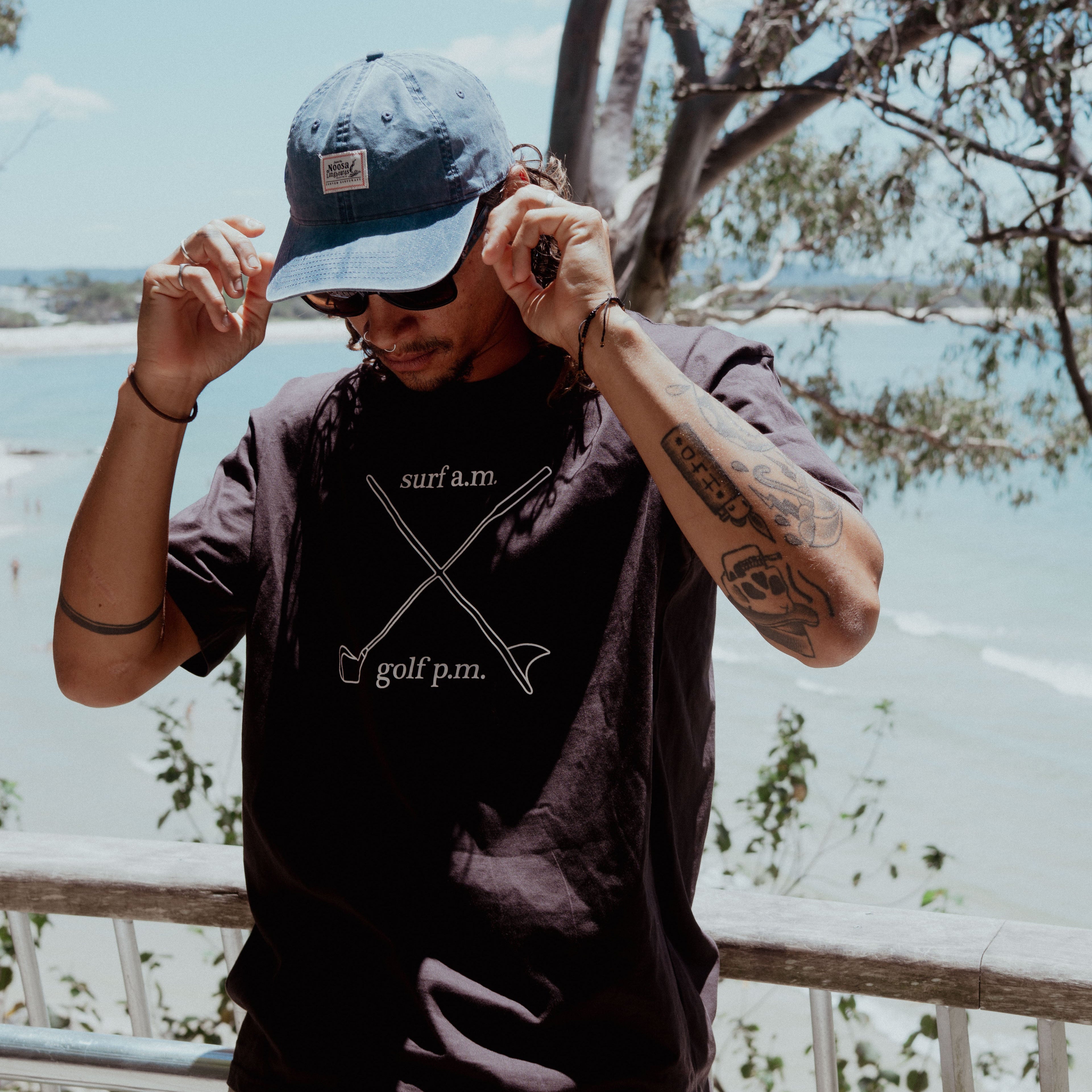 NL Surf AM Golf PM Tee – Coal