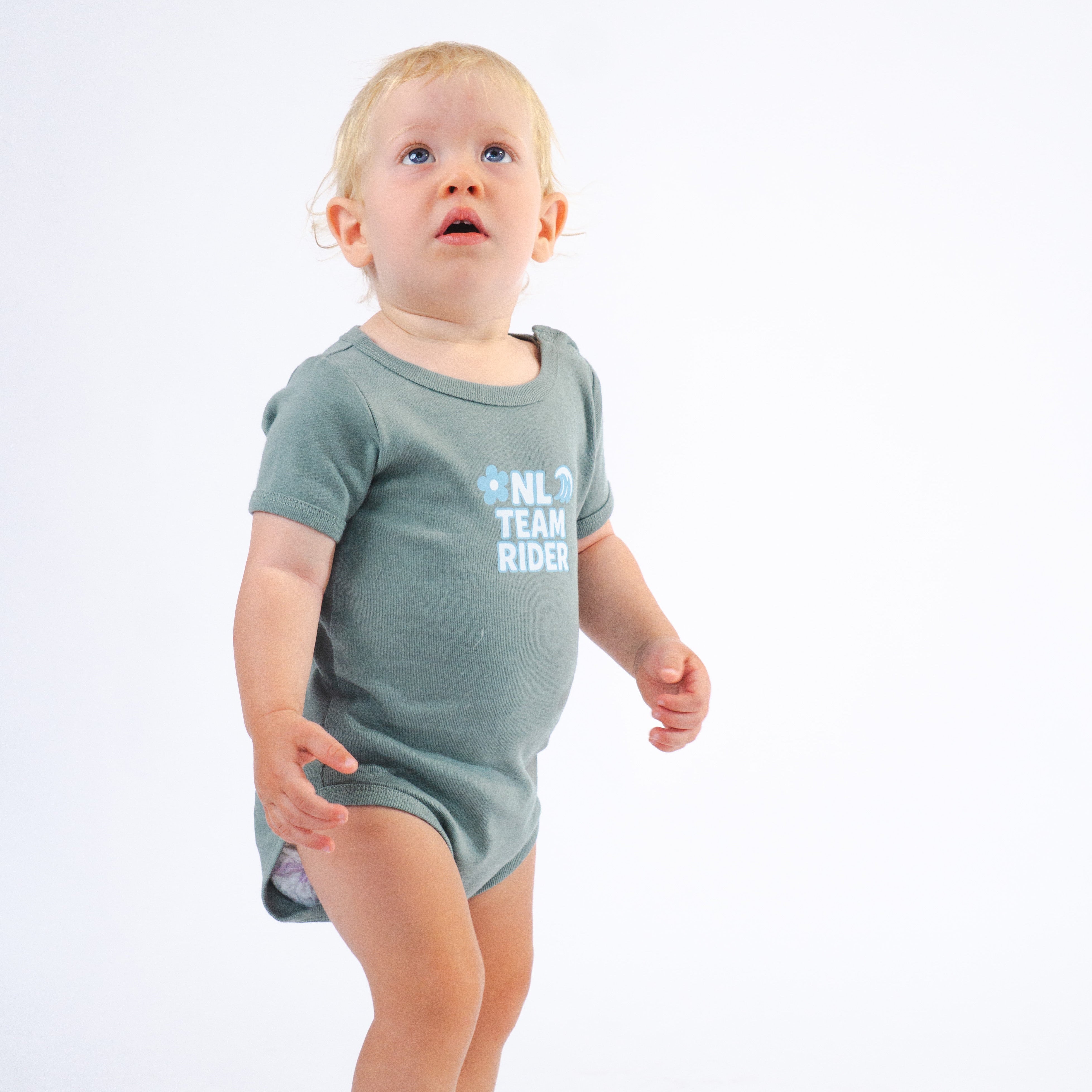 NL Baby Team Rider Onesie – Sage