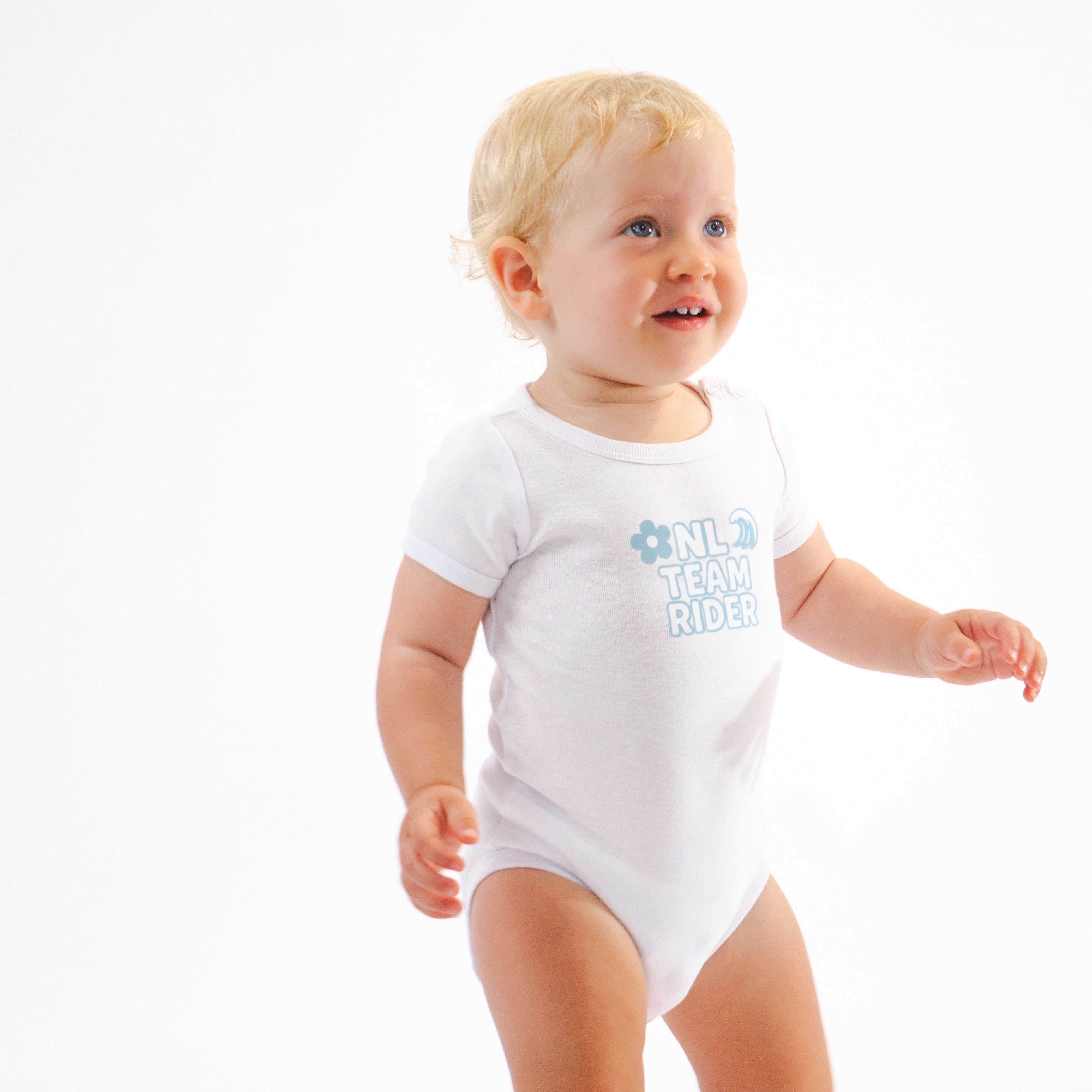 NL Baby Team Rider Onesie – White